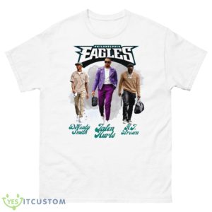Jalen Hurts DeVonta Smith AJ Brown Eagles Super Bowl 2023 Shirt - 500 Men’s Classic Tee Gildan