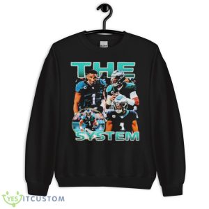 Jalen Hurts The System Shirt 8 Jalen Hurts The System Shirt - Unisex Crewneck Sweatshirt