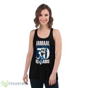 Jamaal Williams Football Dance Shirt 10 Jamaal Williams Football Dance Shirt - Women's Flowy Racerback Tank