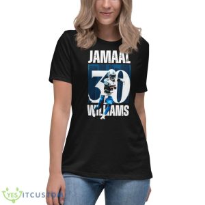 Jamaal Williams Football Dance Shirt 11 Jamaal Williams Football Dance Shirt - Women's Relaxed Short Sleeve Jersey Tee