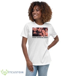 Jamie Lee Curtis Michelle Yeoh Friends Supporting Friends Shirt - Women's Relaxed Short Sleeve Jersey Tee