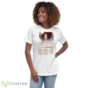 Janet Jackson 2023 Tour Shirt - Women's Relaxed Short Sleeve Jersey Tee
