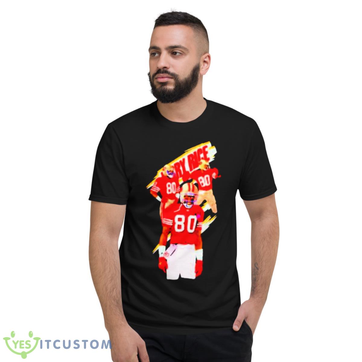 Jerry Rice 80 GoaShirt 2 Jerry Rice 80 GoaShirt - Short Sleeve T-Shirt