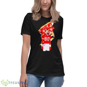 Jerry Rice 80 GoaShirt 11 Jerry Rice 80 GoaShirt - Women's Relaxed Short Sleeve Jersey Tee