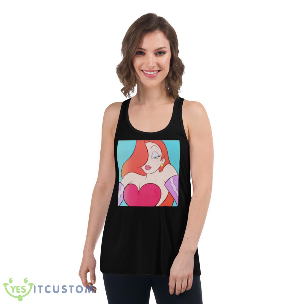 Jessica Rabbit Roger RabbiShirt 5 Jessica Rabbit Roger RabbiShirt - Women's Flowy Racerback Tank