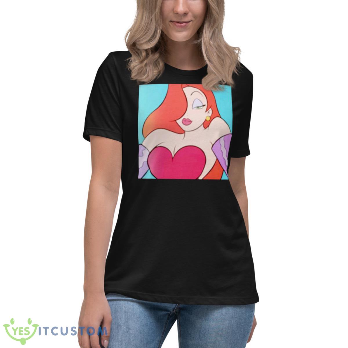 Jessica Rabbit Roger RabbiShirt 6 Jessica Rabbit Roger RabbiShirt - Women's Relaxed Short Sleeve Jersey Tee
