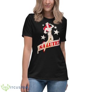 Jessica Rabbit Salute Shirt 11 Jessica Rabbit Salute Shirt - Women's Relaxed Short Sleeve Jersey Tee