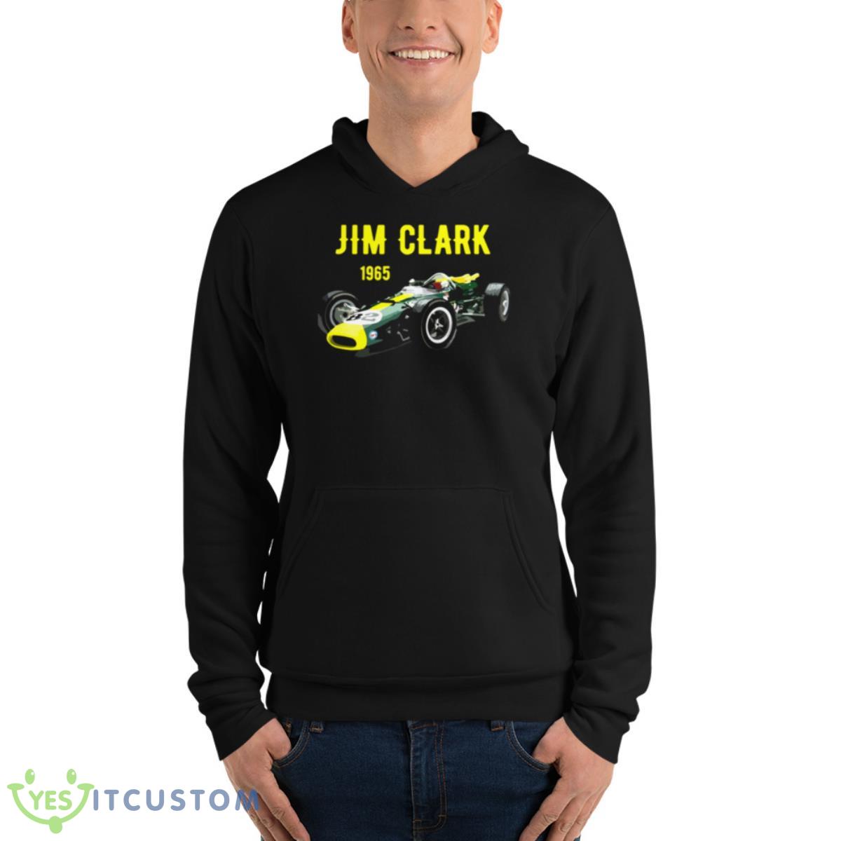 Jim Clark Lotus 38 Shirt 4 Jim Clark Lotus 38 Shirt - Unisex Fleece Pullover Hoodie