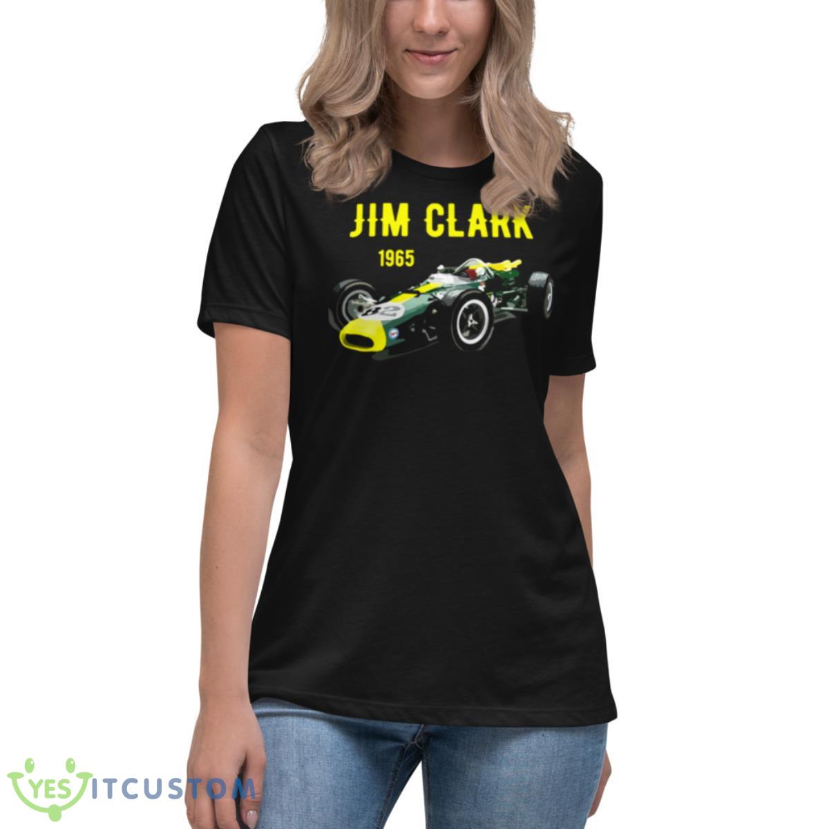 Jim Clark Lotus 38 Shirt 6 Jim Clark Lotus 38 Shirt - Women's Relaxed Short Sleeve Jersey Tee