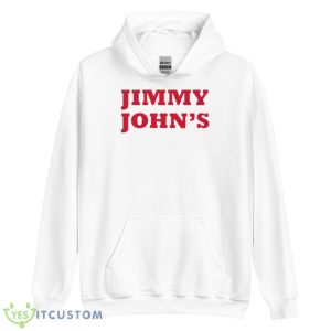 Jimmy John’s Merchandise Red Logo Shirt - Unisex Heavy Blend Hooded Sweatshirt