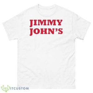 Jimmy John’s Merchandise Red Logo Shirt - 500 Men’s Classic Tee Gildan