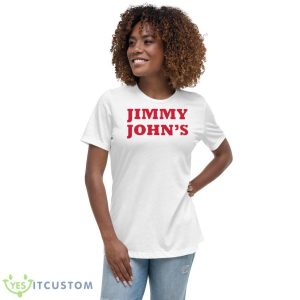 Jimmy John’s Merchandise Red Logo Shirt - Women's Relaxed Short Sleeve Jersey Tee
