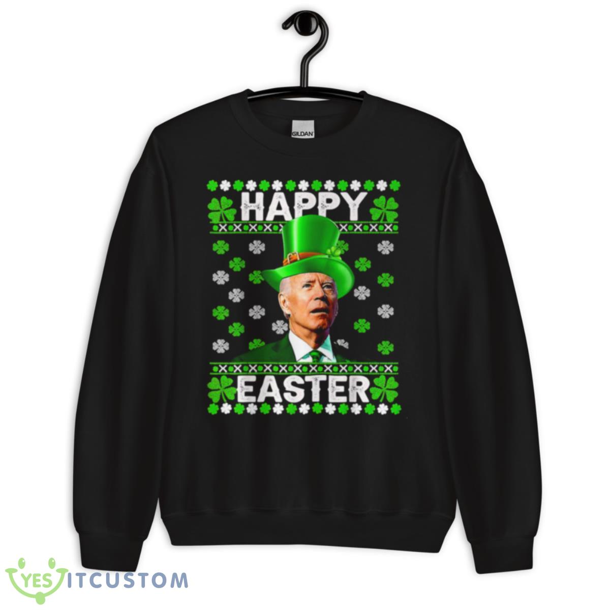 Joe Biden Happy Easter Confused St Patricks Day Shirt 3 Joe Biden Happy Easter Confused St Patricks Day Shirt - Unisex Crewneck Sweatshirt