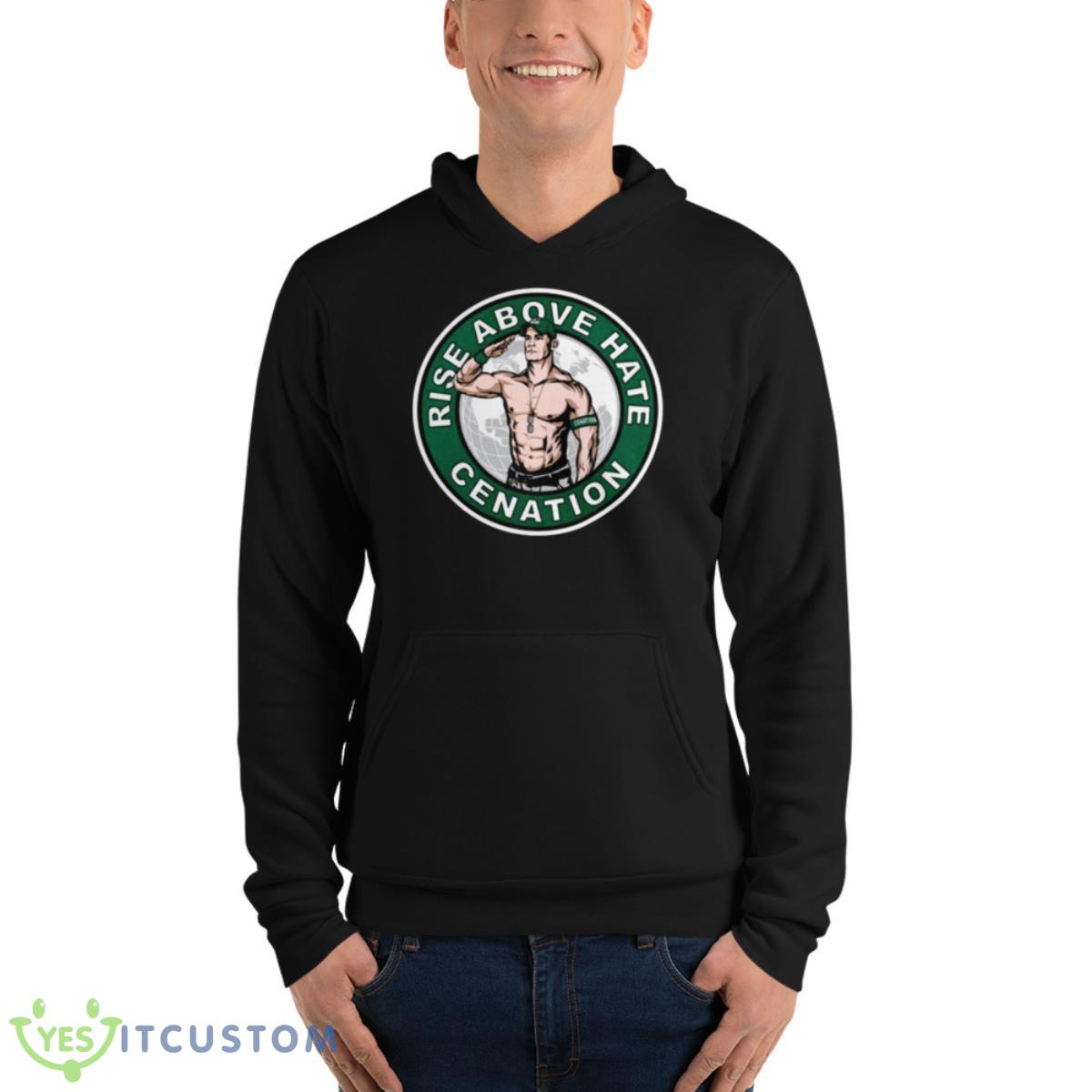 John Cena Rise Above Hate Cenation 2023 Shirt 4 John Cena Rise Above Hate Cenation 2023 Shirt - Unisex Fleece Pullover Hoodie