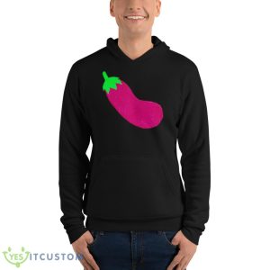 Josh Blue Eggplant Shirt 9 Josh Blue Eggplant Shirt - Unisex Fleece Pullover Hoodie