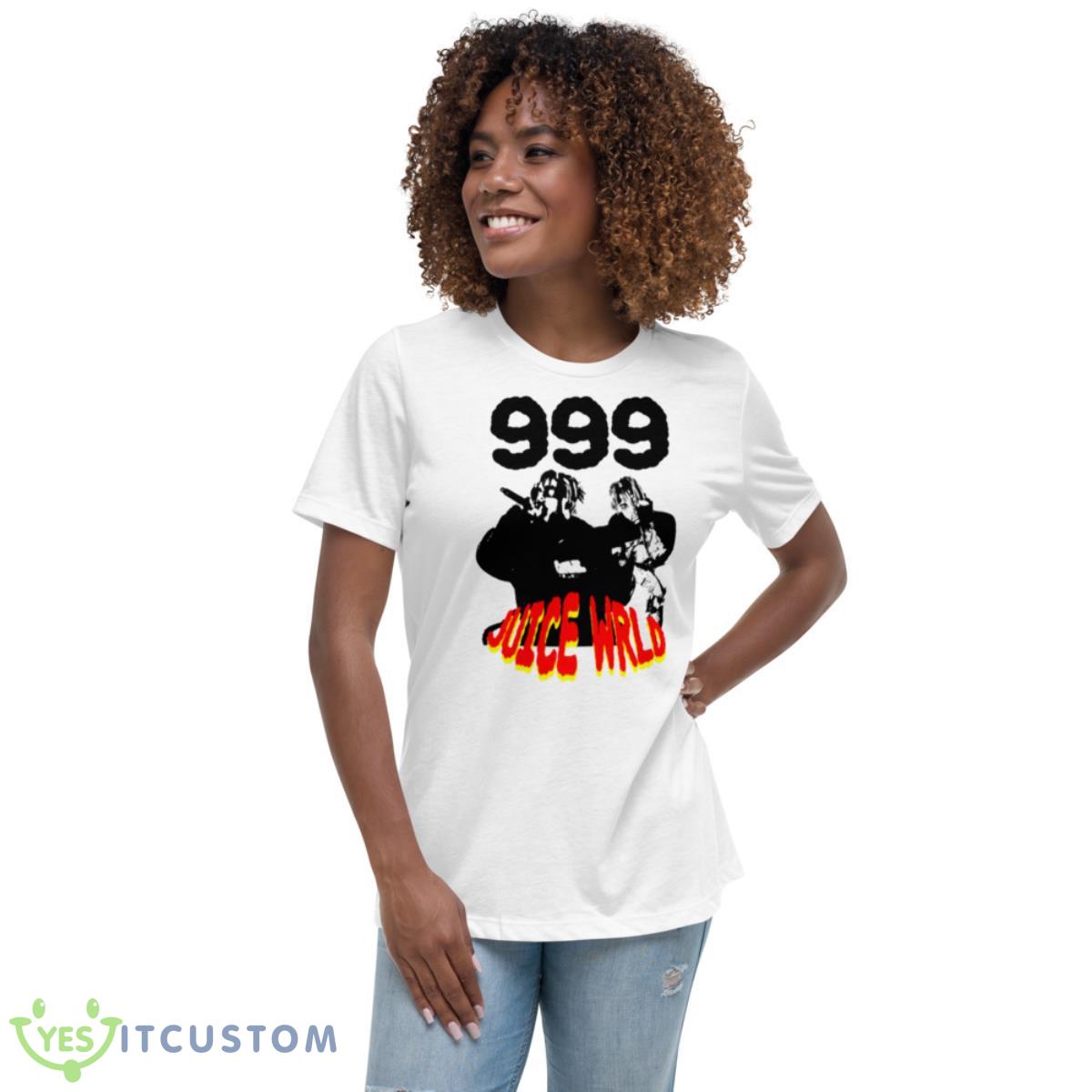 Juice WRLD 999 Shirt 5 Juice WRLD 999 Shirt - Women's Relaxed Short Sleeve Jersey Tee