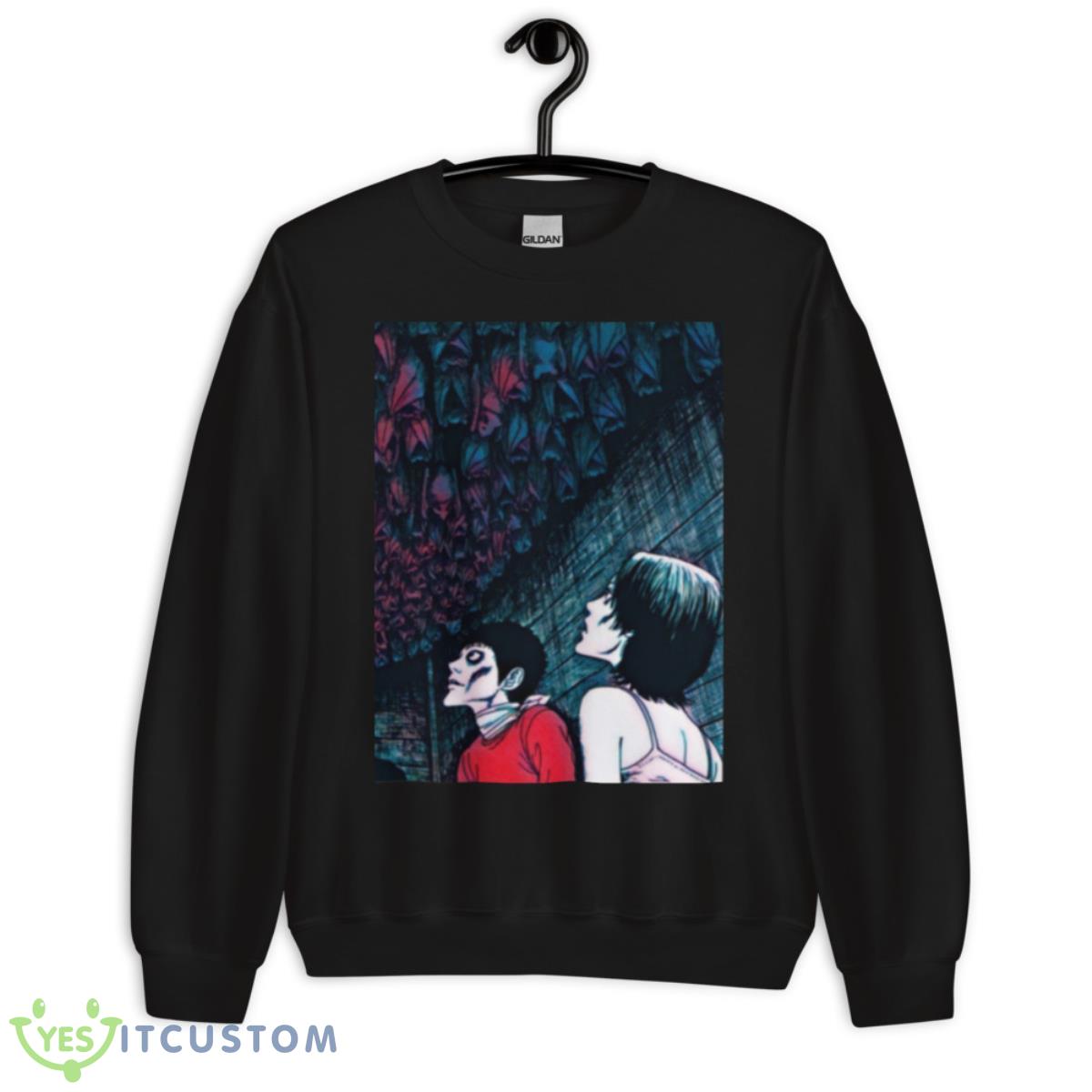 Junjito Bats Vampire Mangá Shirt 3 Junjito Bats Vampire Mangá Shirt - Unisex Crewneck Sweatshirt