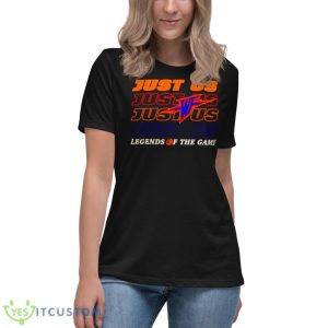 Just Us Legend Of The Game Shirt - Women's Relaxed Short Sleeve Jersey Tee