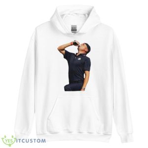 Justin Thomas Copy Of Chiefs Pat Mahomes In Mets Shirt - Unisex Heavy Blend Hooded Sweatshirt