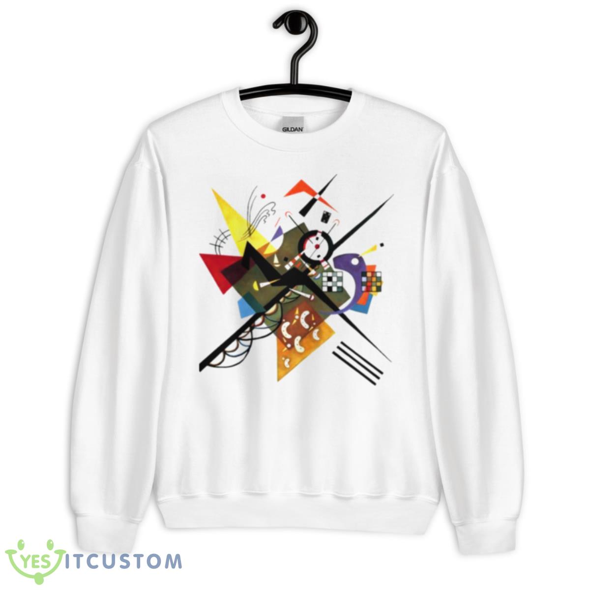 Kandinsky 1923 Sur Blanc Shirt 2 Kandinsky 1923 Sur Blanc Shirt - Unisex Heavy Blend Crewneck Sweatshirt