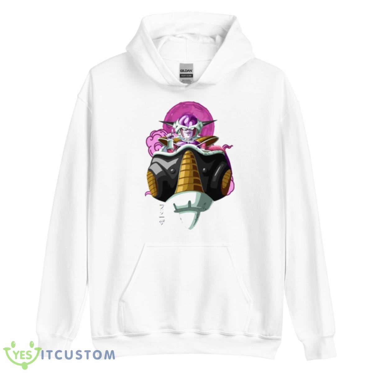 Kanji Art Frieza First Form Dragonball Shirt 3 Kanji Art Frieza First Form Dragonball Shirt - Unisex Heavy Blend Hooded Sweatshirt