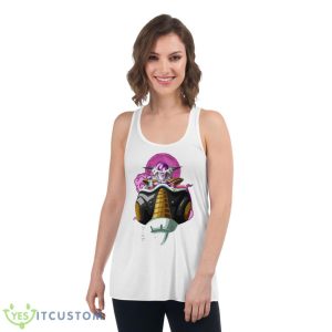 Kanji Art Frieza First Form Dragonball Shirt 8 Kanji Art Frieza First Form Dragonball Shirt - Women's Flowy Racerback Tank
