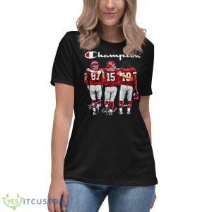 Kansas Chiefs Champion KC Sweatshirt - Women's Relaxed Short Sleeve Jersey Tee