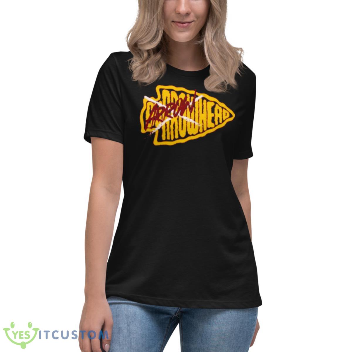 Kansas City Arrowhead Shirt 6 Kansas City Arrowhead Shirt - Women's Relaxed Short Sleeve Jersey Tee