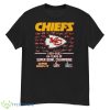 Kansas City Chiefs 1959 – 2023 64 Years Of Super Bowl Champions Super Bowl IV Signatures Shirt - G500 Men’s Classic T-Shirt