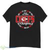 Kansas City Chiefs 2022 AFC West Champions shirt - G500 Men’s Classic T-Shirt