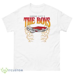 Kansas City’s The Boys Lightning Arrowhead Stadium Shirt - 500 Men’s Classic Tee Gildan