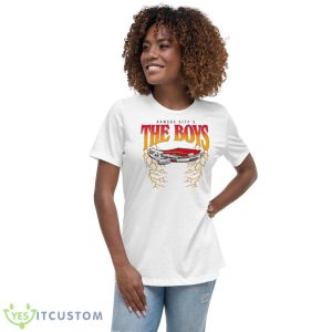 Kansas City’s The Boys Lightning Arrowhead Stadium Shirt - Women's Relaxed Short Sleeve Jersey Tee