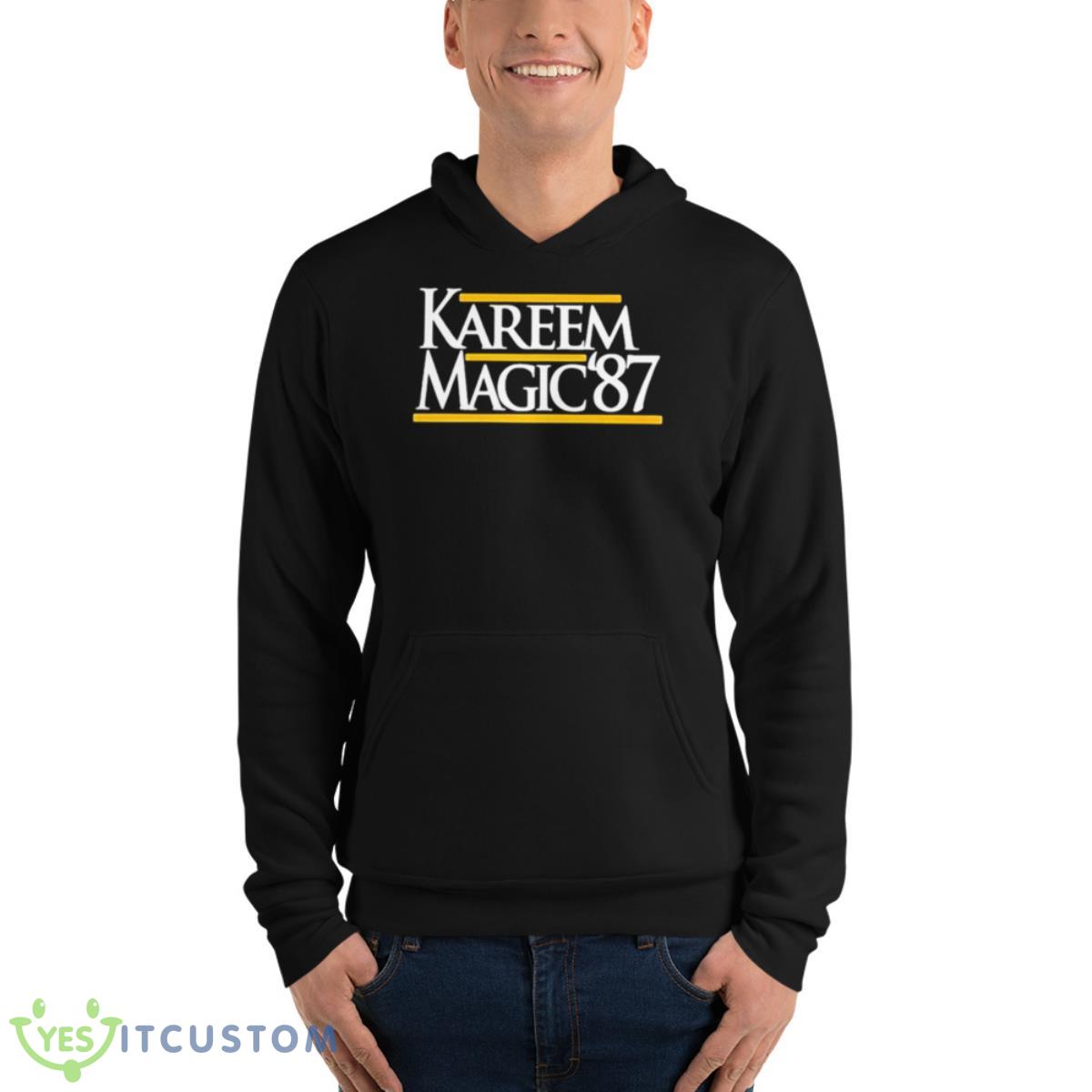 Kareem Magic 87 Shirt 13 Kareem Magic 87 Shirt - Unisex Fleece Pullover Hoodie