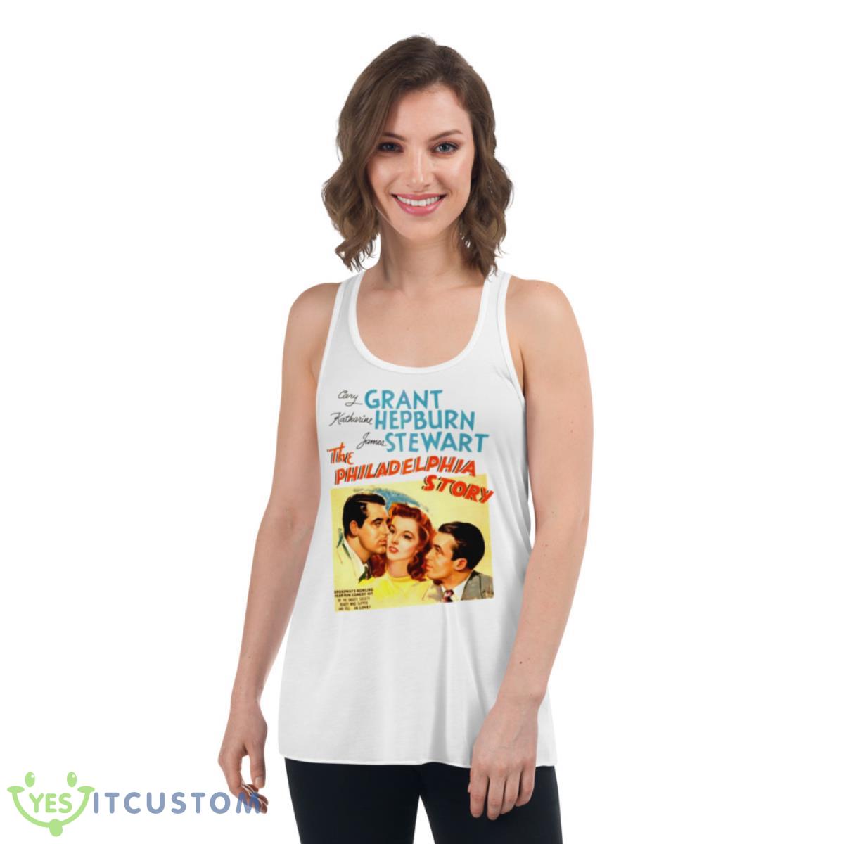 Katharine Hepburn The Philadelphia Story Shirt 4 Katharine Hepburn The Philadelphia Story Shirt - Women's Flowy Racerback Tank