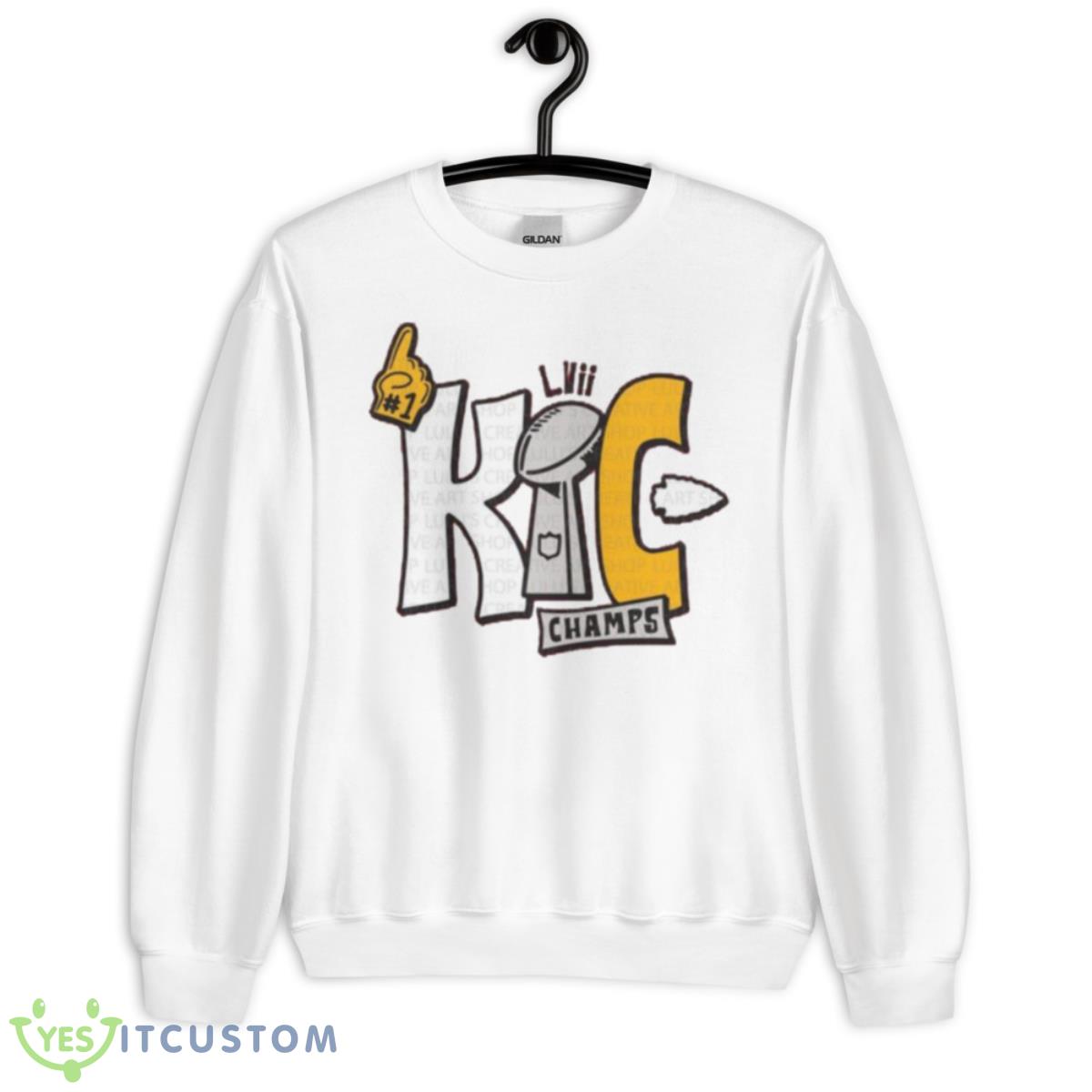 Kc Champions Mahomes Kelce 2023 Shirt 11 Kc Champions Mahomes Kelce 2023 Shirt - Unisex Heavy Blend Crewneck Sweatshirt