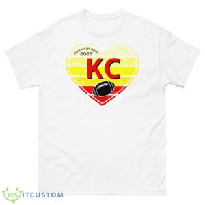 KC Football 2023 Kansas City Here We Go Again Shirt - 500 Men’s Classic Tee Gildan