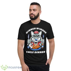 Kc Wolf Chiefs Winner Winer Eagle Dinner Shirt - Short Sleeve T-Shirt