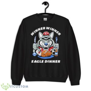 Kc Wolf Chiefs Winner Winer Eagle Dinner Shirt - Unisex Crewneck Sweatshirt