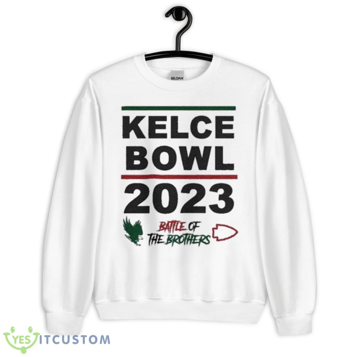 Kelce Bowl 2023 Battle Of The Brothers Shirt 11 Kelce Bowl 2023 Battle Of The Brothers Shirt - Unisex Heavy Blend Crewneck Sweatshirt