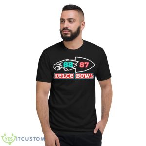 Kelce Bowl 62 Eagles Vs 87 Chiefs Shirt - Short Sleeve T-Shirt