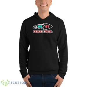 Kelce Bowl 62 Eagles Vs 87 Chiefs Shirt - Unisex Fleece Pullover Hoodie