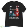 Kelce Bowl First Brother To Face Each Other In A Super BOWL 2023 Travis Kelce And Jason Kelce Shirt - G500 Men’s Classic T-Shirt