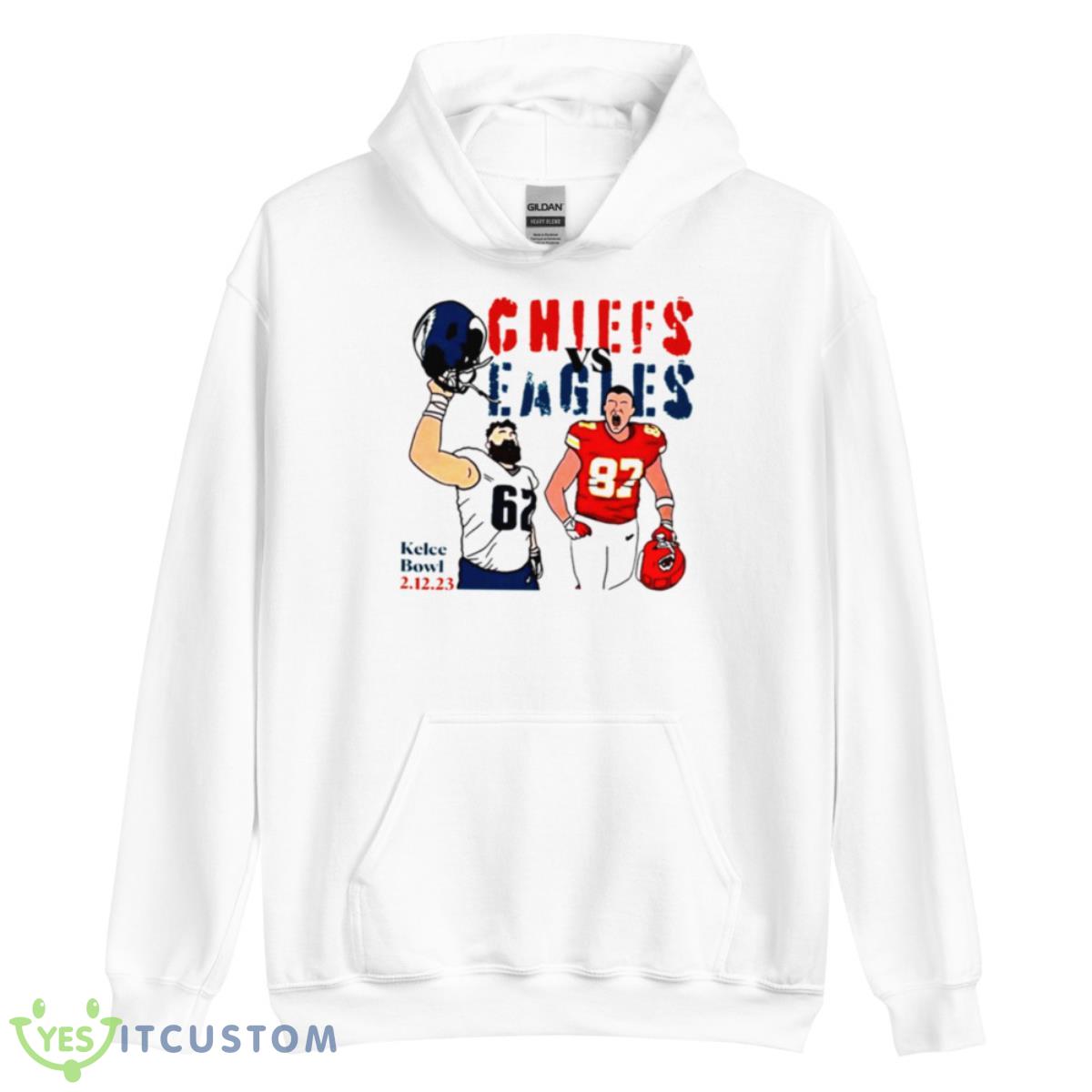 Kelce Bowl Superbowl 2023 Trendy Shirt 3 Kelce Bowl Superbowl 2023 Trendy Shirt - Unisex Heavy Blend Hooded Sweatshirt