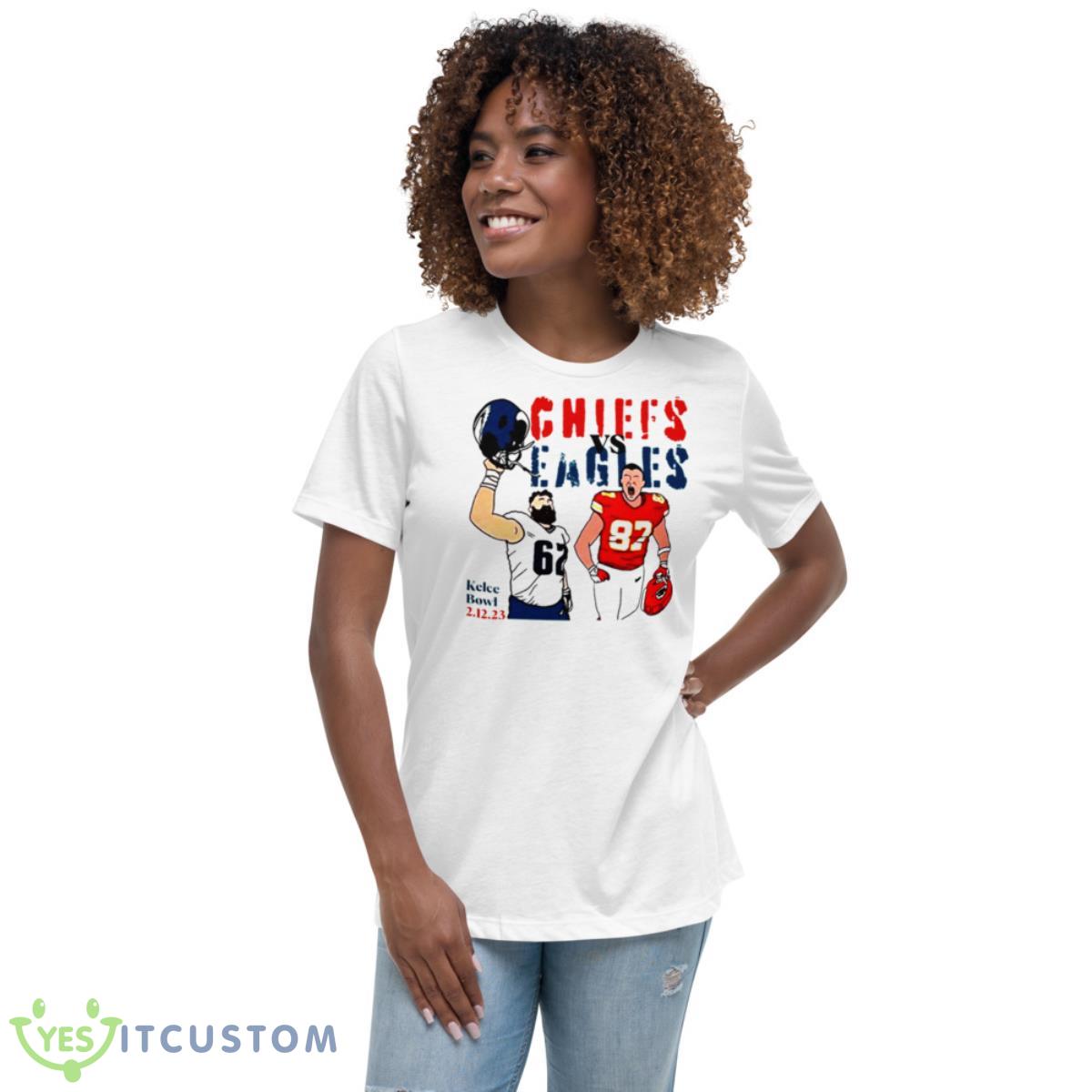 Kelce Bowl Superbowl 2023 Trendy Shirt 5 Kelce Bowl Superbowl 2023 Trendy Shirt - Women's Relaxed Short Sleeve Jersey Tee