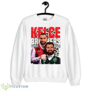 Kelce Brothers Kelce Super Bowl Lvii Shirt - Unisex Heavy Blend Crewneck Sweatshirt