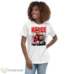 Kelce Brothers Kelce Super Bowl Lvii Shirt - Women's Relaxed Short Sleeve Jersey Tee