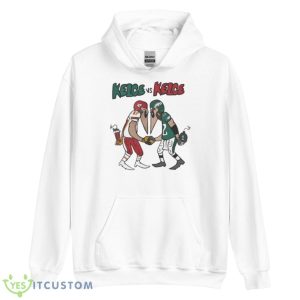 Kelce Vs Kelce NFL Super Bowl Lvii 2023 Shirt - Unisex Heavy Blend Hooded Sweatshirt