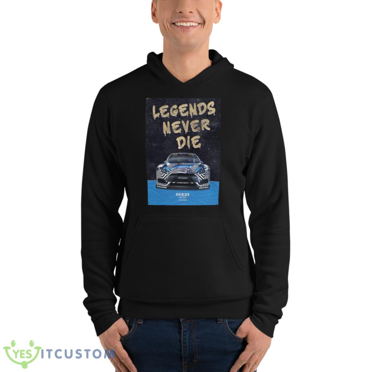 Ken Block’s Ford Focus Rs Rx Gymkhana Car Shirt 4 Ken Block’s Ford Focus Rs Rx Gymkhana Car Shirt - Unisex Fleece Pullover Hoodie