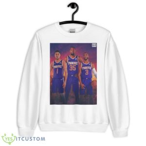 Kevin Durant Devin Booker And Chris Paul Shirt - Unisex Heavy Blend Crewneck Sweatshirt
