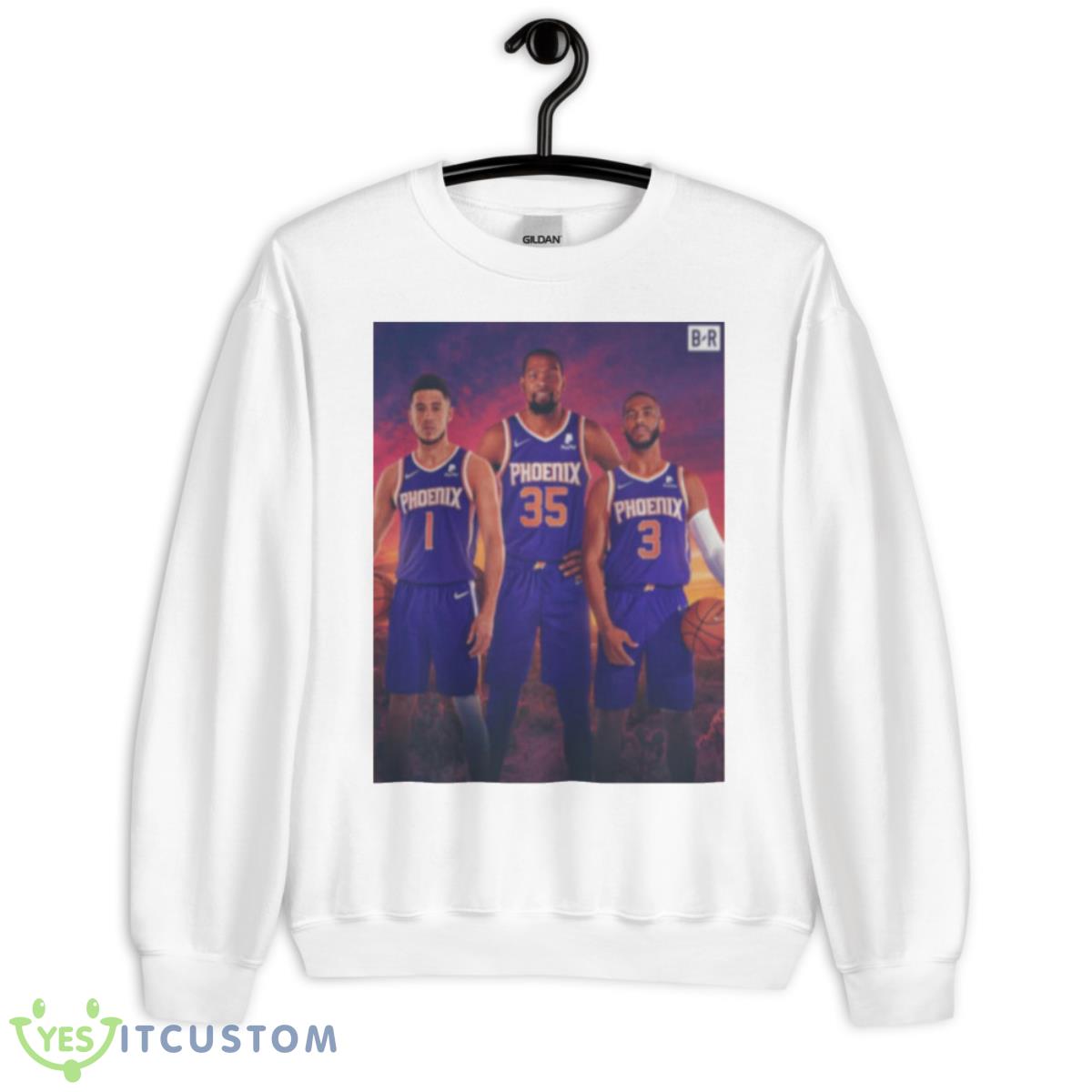 Kevin Durant Devin Booker And Chris Paul Shirt 2 Kevin Durant Devin Booker And Chris Paul Shirt - Unisex Heavy Blend Crewneck Sweatshirt